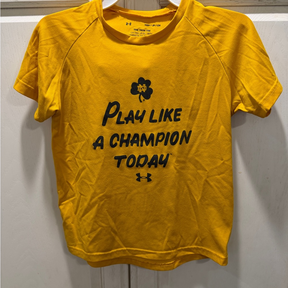 Under Armour Kids Notre Dame Play like a Champion Graphic Tee